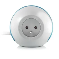 Watt & Co Multiprise Wattball 2x 16A + 1 x 6A + 2 x USB 2.1A blanc et gris