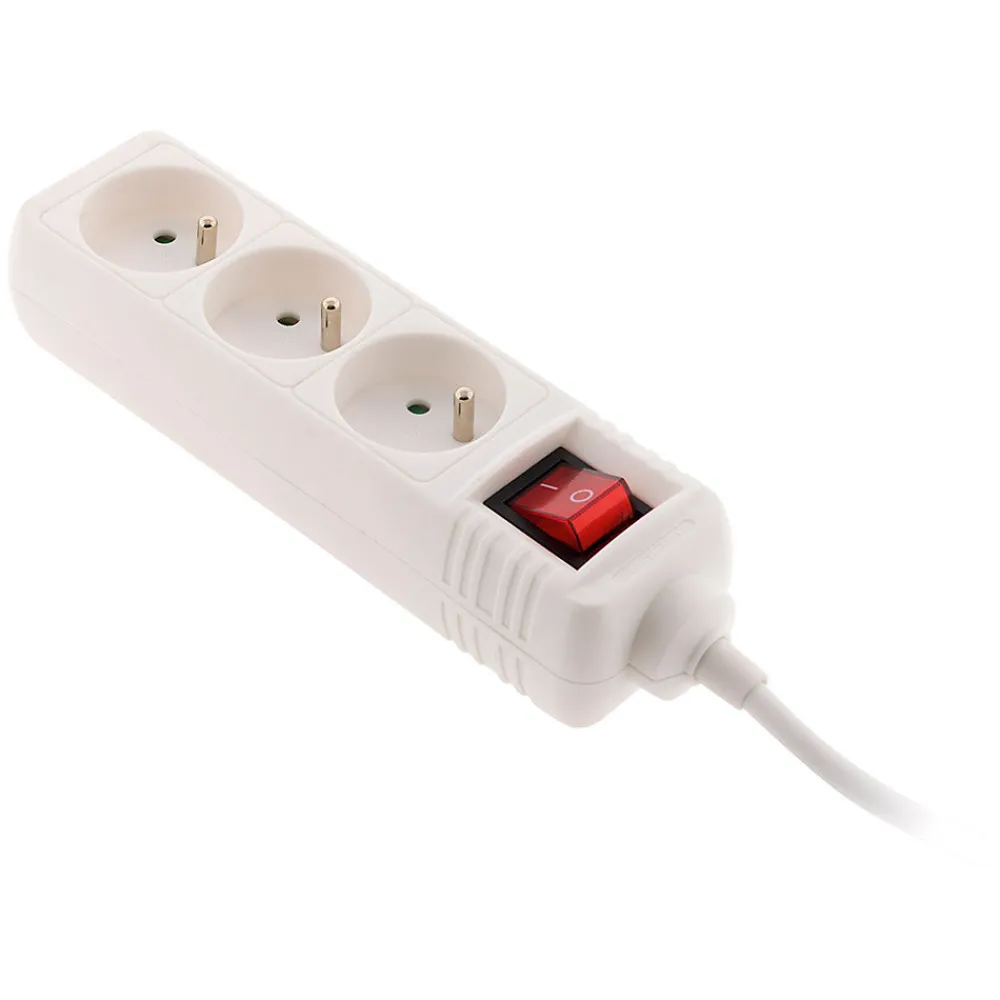 Zenitech Multiprise 3x16A 2P+T + interrupteur