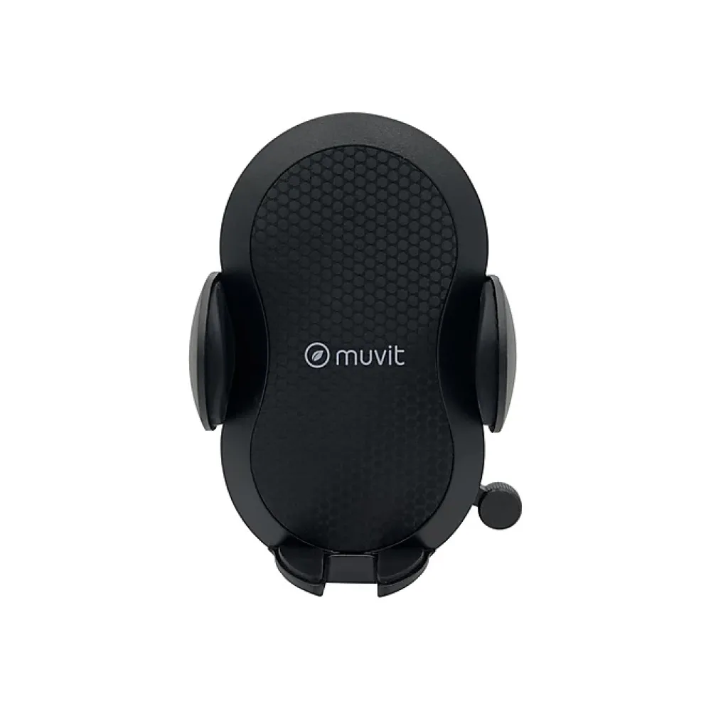 Muvit Accessoire Smartphone Et Tablette-support voiture universel grip avec pince extensible à 100mm noir