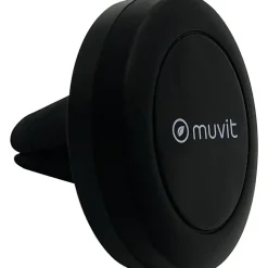 Muvit Accessoire Smartphone Et Tablette-Support Voiture Universel Grip Rotatif Extensible à 80mm Noir