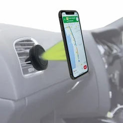 Muvit Accessoire Smartphone Et Tablette-Support Voiture Universel Grip Rotatif Extensible à 80mm Noir