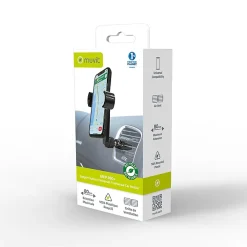 Muvit Accessoire Smartphone Et Tablette-Support Voiture Universel 360 degrés Grip Déporté Rotatif Extensible 80mm Noir
