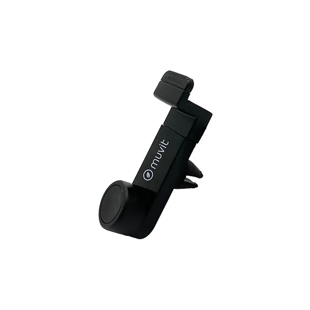 Muvit Support Voiture Universel Grip avec Pince Extensible à 87mm Noir