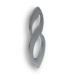 Jean Chapuis Ets N° de maison - marquage 8 - en acier inoxydable - couleur gris - à visser - hauteur 10 cm - Chapuis CIXA8