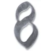 Chapuis N° de maison - marquage 8 - en acier inoxydable - couleur gris - à visser - hauteur 10 cm - HS008