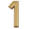 Chapuis Chiffre Et Lettre Pour Maison-N° de maison - marquage 1 - en PVC - couleur or - autocollant - hauteur 3,7 cm - LD3701