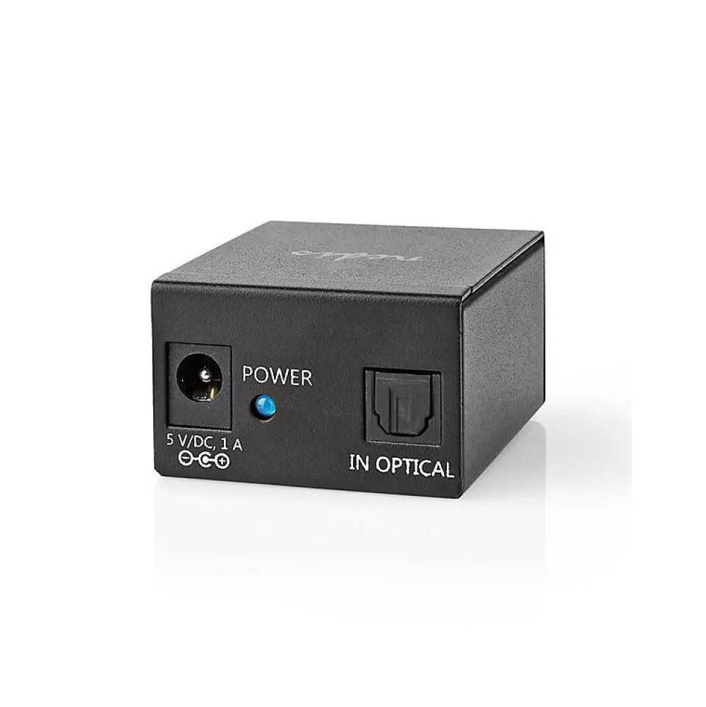 Nedis - Repartiteur TosLink deux voies - Entree TosLink femelle - Bouton poussoir