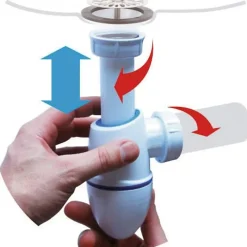 Nicoll Siphon évier bi-matière BM552 0224286