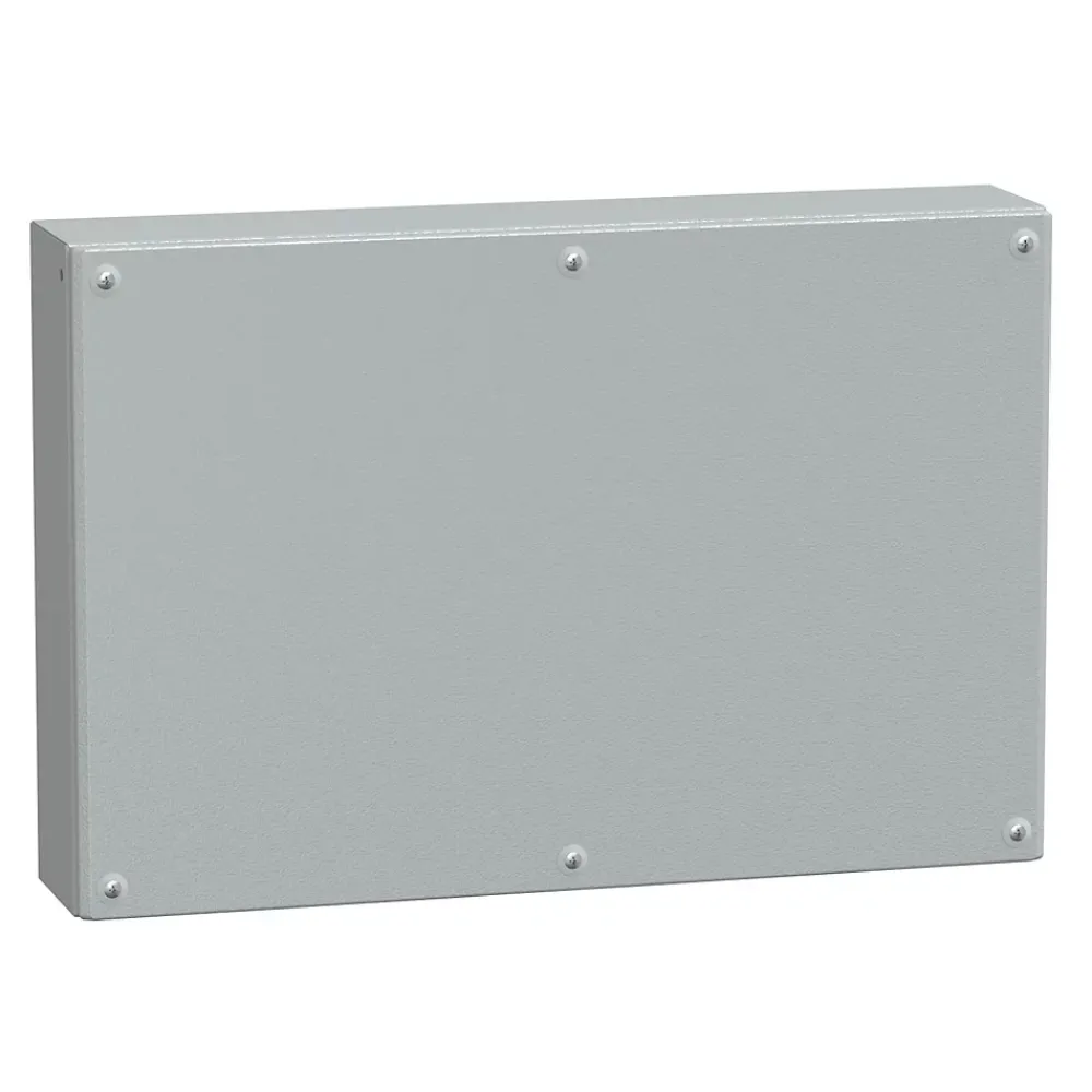 Schneider Electric Boîte De Dérivation-Nsysbm406012 Schneider Spacial Sbm - Boite étanche Ip66 En Acier 400x600x120mm - Couvercle Plein