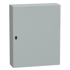 Schneider Electric Tableau Électrique Nu-Nsys3d10825p Coffret Métallique étanche Ip66 - 1000x800x250 - Plaque Fournie - Spacial S3d -