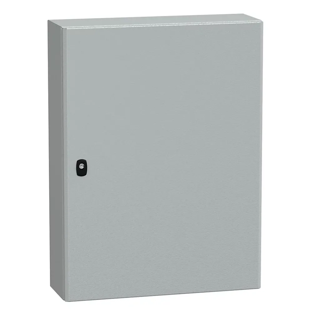 Schneider Electric Nsys3d8620p Coffret Métallique étanche Ip66 - 800x600x200 - Plaque Fournie - Spacial S3d -