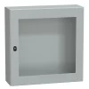 Schneider Electric Tableau Électrique Nu-Nsys3d8825t Coffret Métallique étanche Ip66 - 800x800x250 - Porte Vitrée - Spacial S3d -