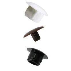 Diall 8 obturateurs / cache-trous Plastique Blanc ø12 mm
