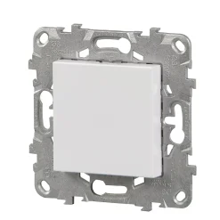 Schneider Electric Prise Encastrable-Obturateur Unica Déco blanc