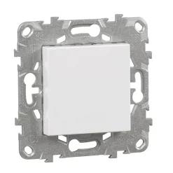 Schneider Electric Prise Encastrable-Obturateur Unica Déco blanc