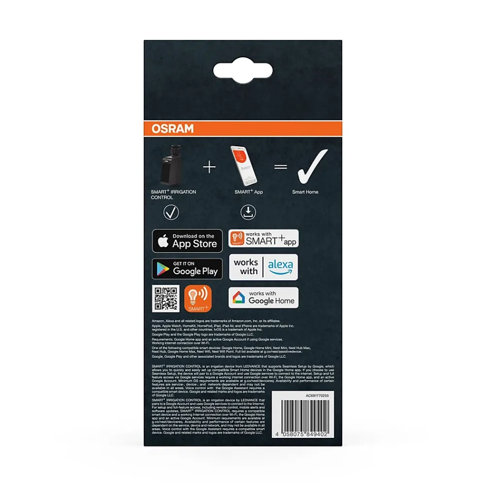 Osram Routeur Et Extension Wifi-Contrôle d'irrigation SMART+ WiFi IP55 Solaire USB-C