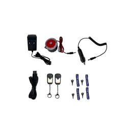 Antarion Alarme Sans Fil-PACK ALARM DETECT SX1 + 12V230V + Transmetteur Téléphonique - Nouveau modèle 2026 - CA3400