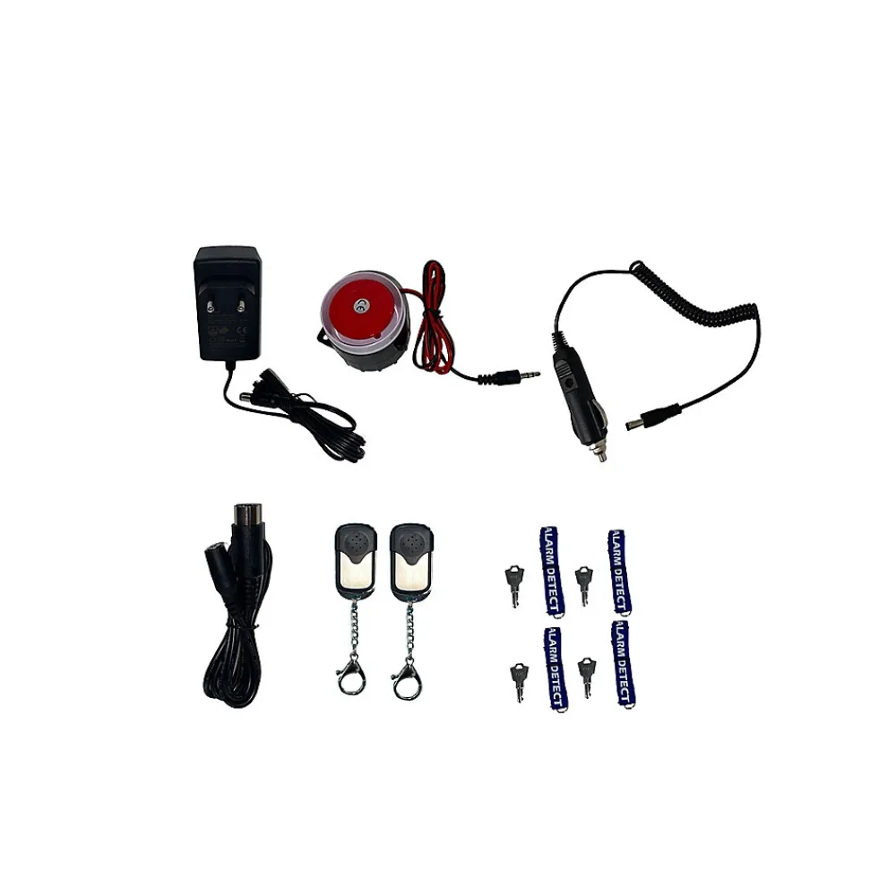 Antarion Alarme Sans Fil-PACK ALARM DETECT SX1 + 12V230V + Transmetteur Téléphonique - Nouveau modèle 2026 - CA3400