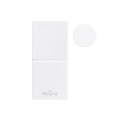 Diagral Alarme Sans Fil-Pack alarme Précision sirène / GSM DIAG04CSF et 2 détecteurs d'ouverture miniature DIAG39APX