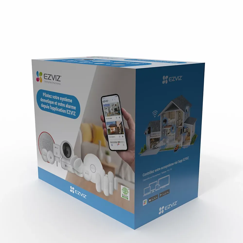 Ezviz Alarme Sans Fil-Pack alarme et contrôle domotique Matter