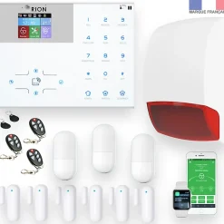 Alarme Orion Alarme Sans Fil-Pack sans fil connectée IP + GSM 4G avec sirène à piles - pour maison 3 à 5 piéces.
