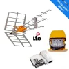 Televes Pack Antenne Rateau TNT DAT HD BOSS UHF Gain 42dB + Alimentation 24V + Amplificateur Easy F - 149921