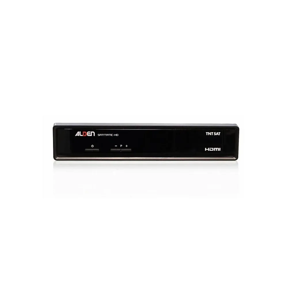 Alden Pack AS2 Parabole Satellite Automatique 60cm + Récepteur satellite SATMATIC HD TNTSAT