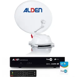 Alden Antenne, Parabole Et Fixation-Pack AS2 Parabole Satellite Automatique 60cm + Récepteur satellite SATMATIC HD FRANSAT