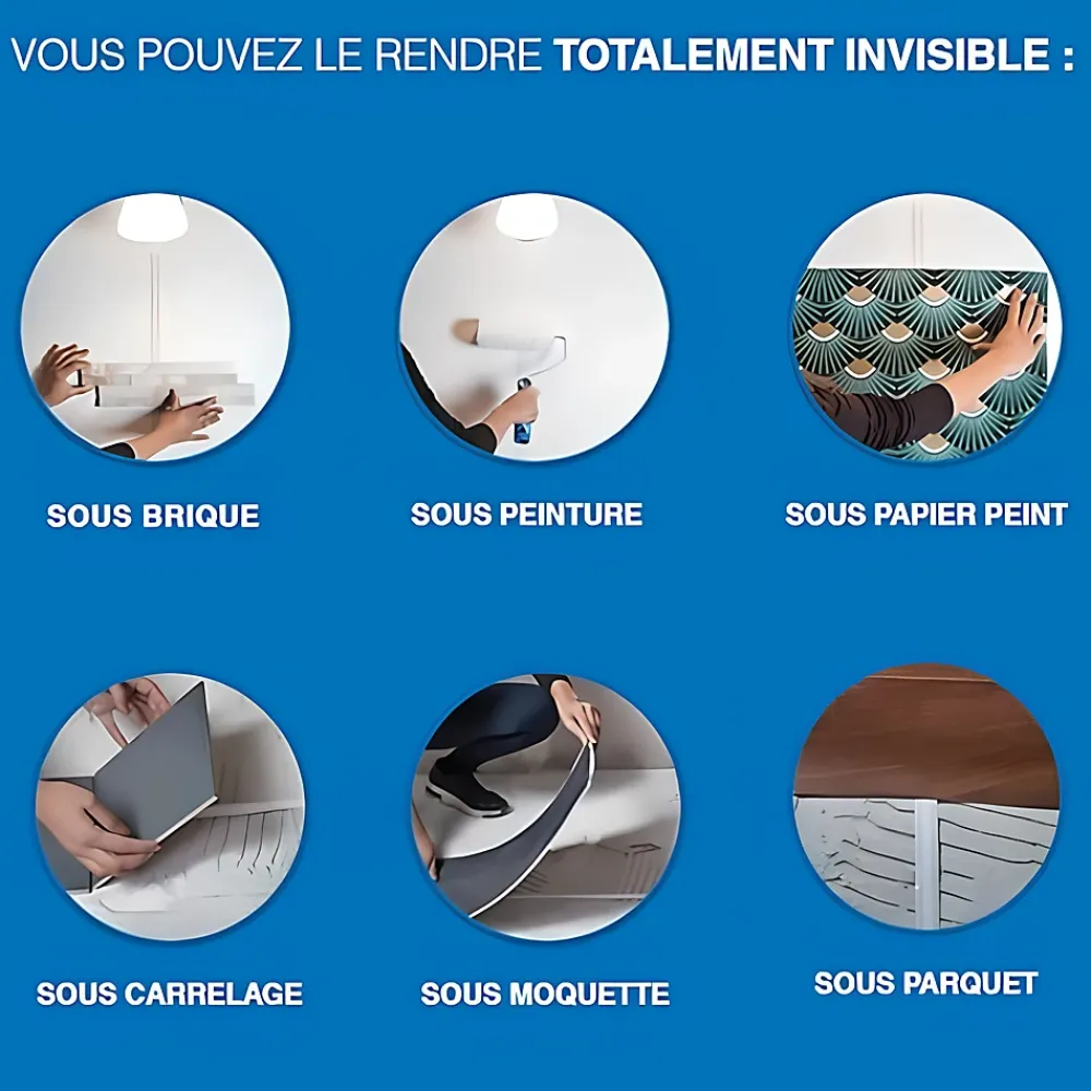 Magic Elek Pack avec câble ultra-plat 3 lignes 2m 16A 3500W