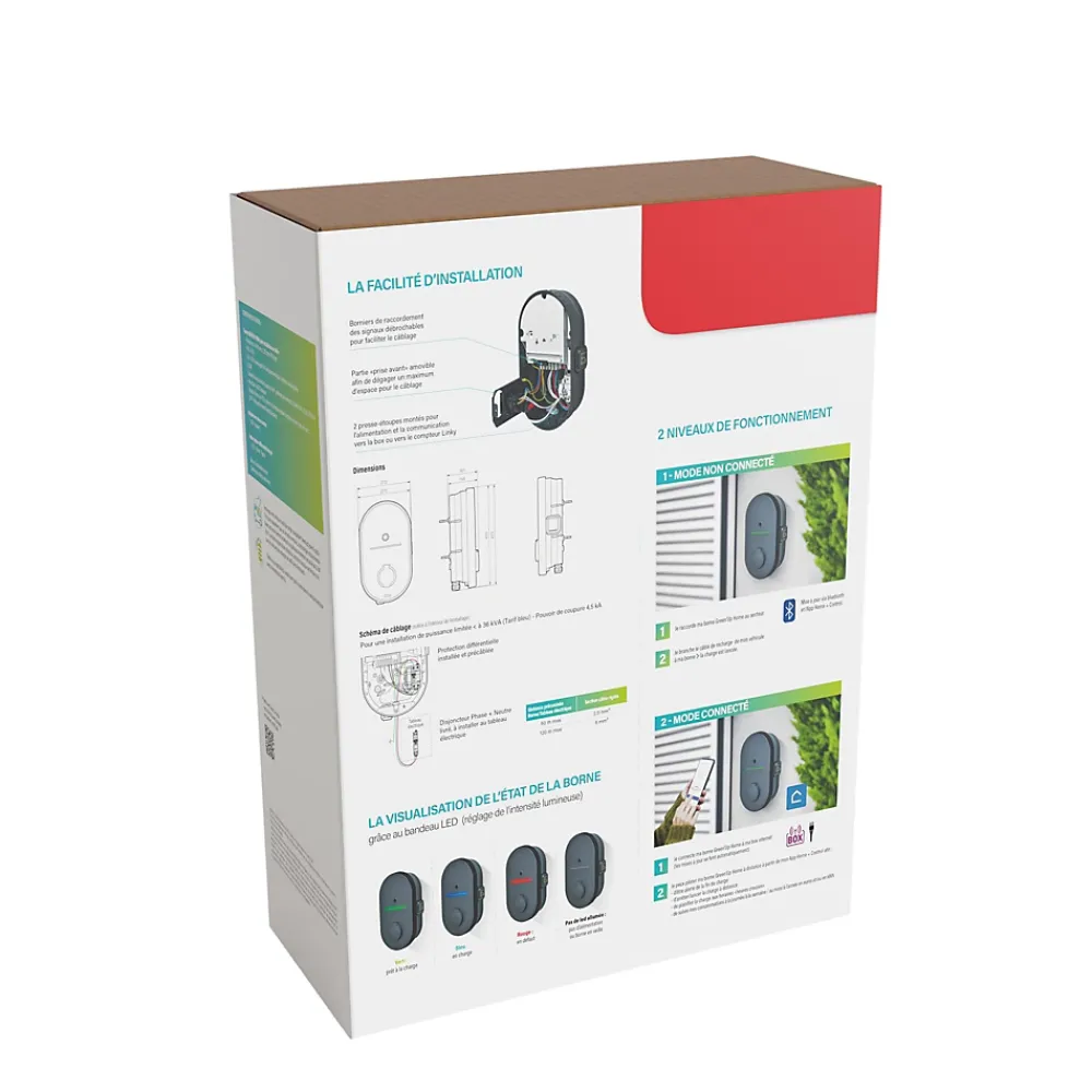 Legrand Pack borne de recharge pour voiture électrique Green up Home - prêt à poser