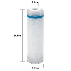 Sinea Filtre Anti Calcaire-Pack cartouches polyphosphate et anti-sédiments 9'' 3/4 filtre à eau sous évier - 10 µm