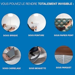Magic Elek Passerelle Multimédia : Accessoire Tv-Pack câble ultra-plat 3 lignes 3m 16A 3500W