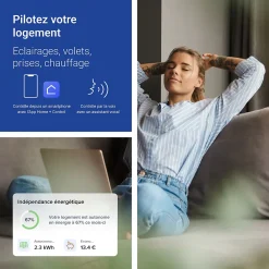 Legrand Onduleur Et Raccordement Pour Panneau Solaire-Pack connecté Drivia pour panneaux solaires