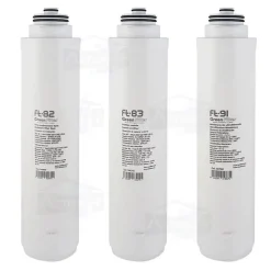 Emmo Pack de 3 Cartouches filtration purificateur d'eau FT Line 3