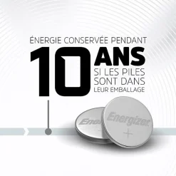 Energizer Pack de 2 - Pile Alcaline LR54, pack de 2 Piles