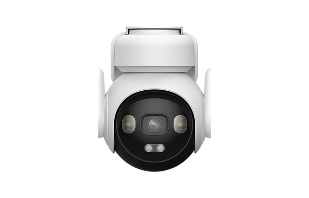 Imou Caméra De Surveillance-Pack de 2 kits caméra 3K rotative AOV – énergie solaire + 2 cartes SD