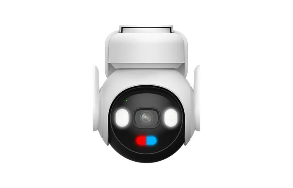 Imou Caméra De Surveillance-Pack de 2 kits caméra 3K rotative AOV – énergie solaire + 2 cartes SD