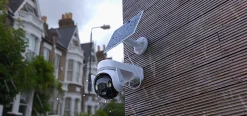 Imou Caméra De Surveillance-Pack de 2 kits caméra 3K rotative AOV – énergie solaire + 2 cartes SD