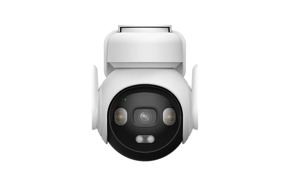 Imou Caméra De Surveillance-Pack de 2 kits caméra 3K rotative AOV – énergie solaire + 2 cartes SD