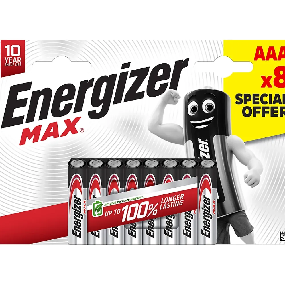 Energizer Pile Aaa|Pile Lr03-Pack de 8 piles Alcaline AAA/LR03