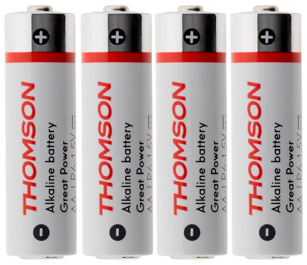 Thomson Pile Aa|Pile Lr6-Pack de 4 piles alcalines LR06 AA 1,5V -