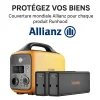 Runhood Panneau Solaire Plug And Play-Pack Desk Nomade - Station HE600 + 648 Wh + 200 W Solaire - Bureau Mobile Plug et Play