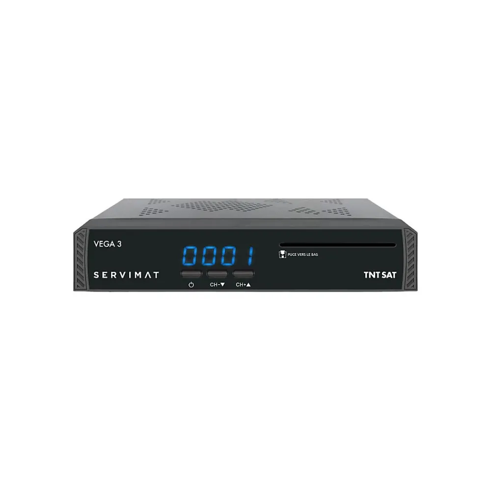 Servimat Antenne, Parabole Et Fixation-PACK III Récepteur TV satellite Full HD + Carte d'accès TNTSAT V6 Astra 19.2E + Câble HDMI