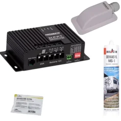 Antarion Pack Kit de pose solaire avec Régulateur de Charge MPPT 320W 20A Bluetooth