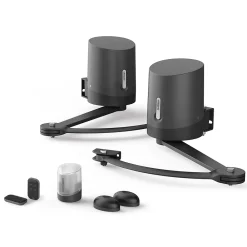 Avidsen Pack motorisation portail battant solaire et Visiophone sans fil 100% solaire