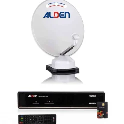 Alden Pack ORBITER 65 Parabole Auto + Récepteur satellite SATMATIC HD TNTSAT