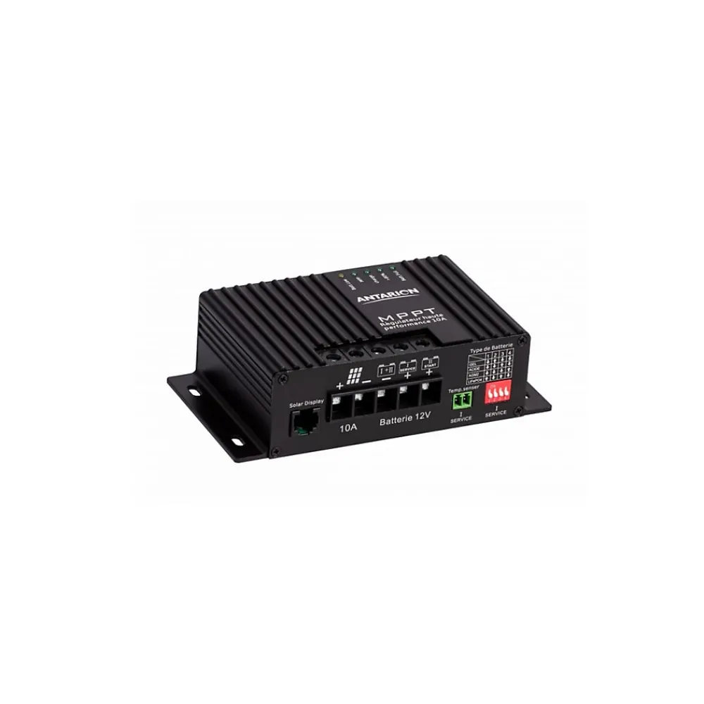 Antarion Pack Panneau Solaire 120W Camping-car + Régulateur Solaire MPPT10