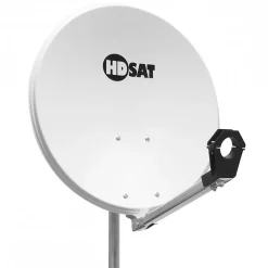 Hdsat Pack Parabole satellite acier 60cm + LNB Single HD 4K