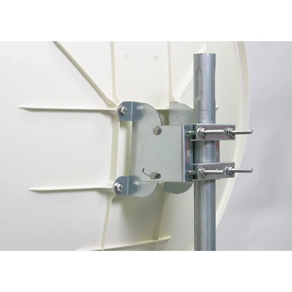 Hdsat Antenne, Parabole Et Fixation-Pack Parabole satellite fibre composite Blanche 60cm BRIDES INOX + LNB Twin HD 4K