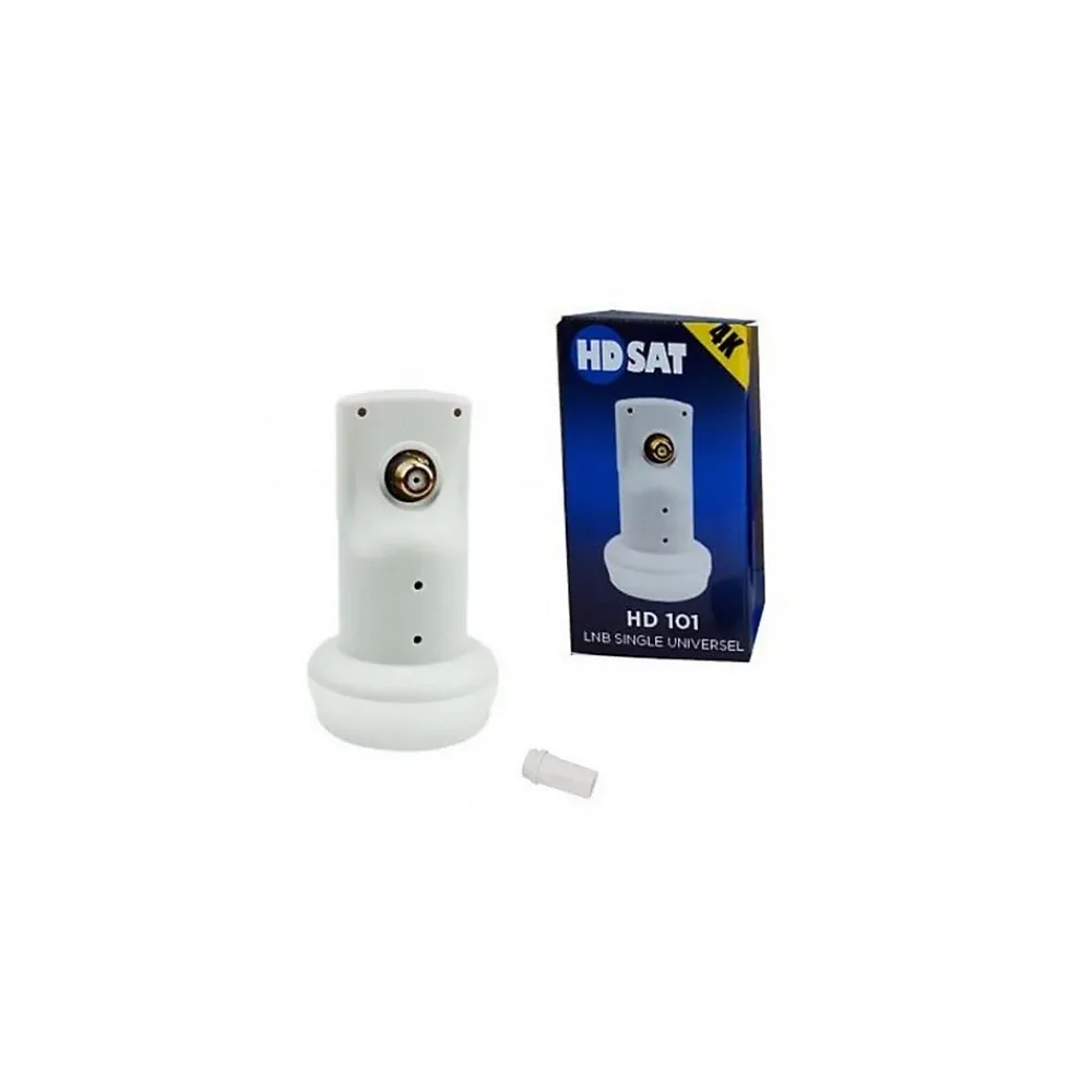Hdsat Antenne, Parabole Et Fixation-Pack Parabole Satellite Fibre Composite Blanche 60cm + LNB Single + Décodeur Satellite ASTRA HD + Carte